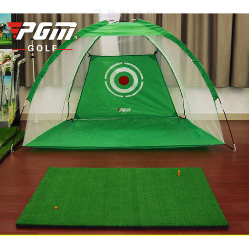 Golf Practice Tent Net Combating Cage Indoor 200*140cm Child Adult & Mats Swing Exercise Pm Single Assembly