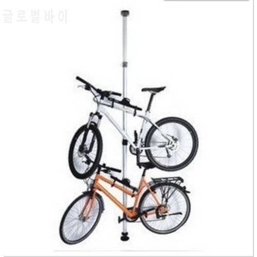 The bicycle Rack hanging exhibition 4 meters long For 2 Bikes Cycle Carriers Adjustable Length Bycle Hangers