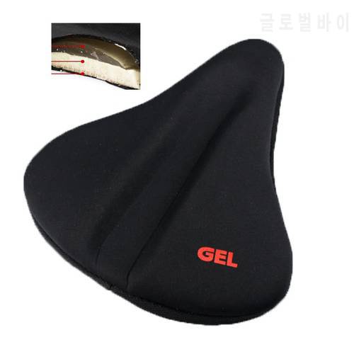 New Bike Soft Bicycle Silicone Silica Gel Cushion Comfortable Pad Saddle Seat Cover