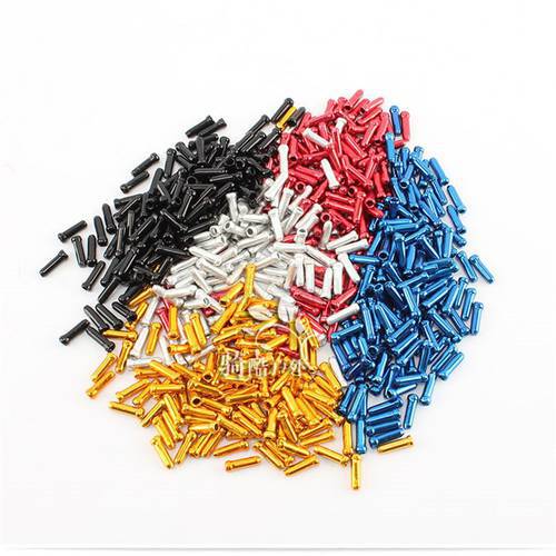 original TaiWan Jagwire alloy gold blue silver red black bicycle brake shifting wire cap ends
