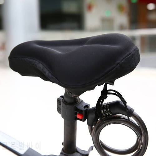 MTB Road Bike 3D Silicone Gel Pad Bicycle Soft Thick Saddle Covers Cycling Cycle Seat Cushion Seat Cover Pad Bike Accesories