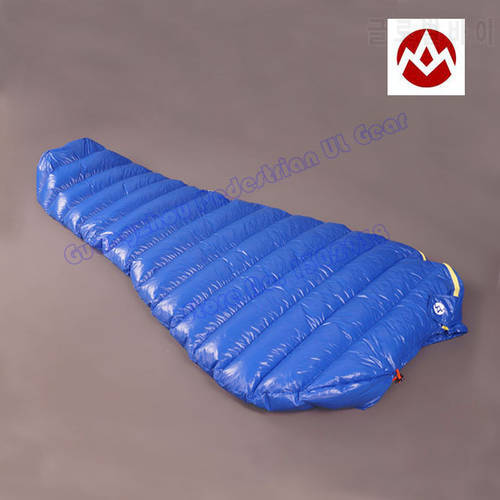 Free shipping Aegismax M2 180*78CM outdoor mummy white Goose down camping spring and autumn sleeping bag