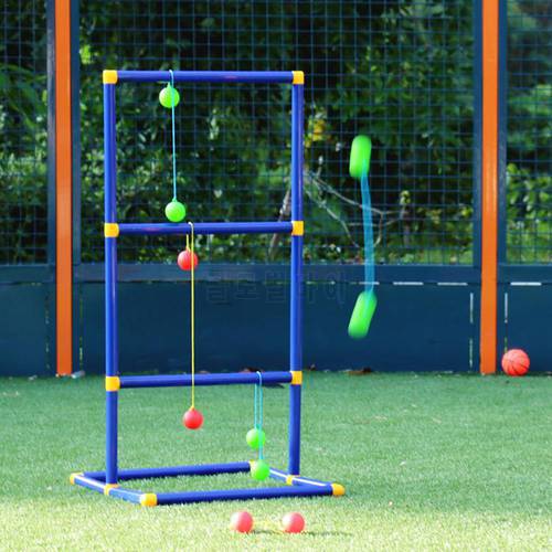Ladder Balls Game Toys Kit Golf Ball Toss Game Set for Outdoors Courtyard