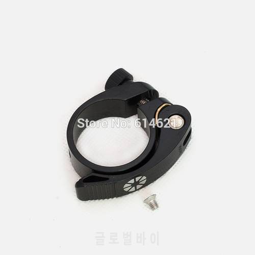 original 33.8mm folding bike dual seatpost clamp head tube QR quick release lock stem clip ring for BYA412 KBC083 SP8 P8 KAA083