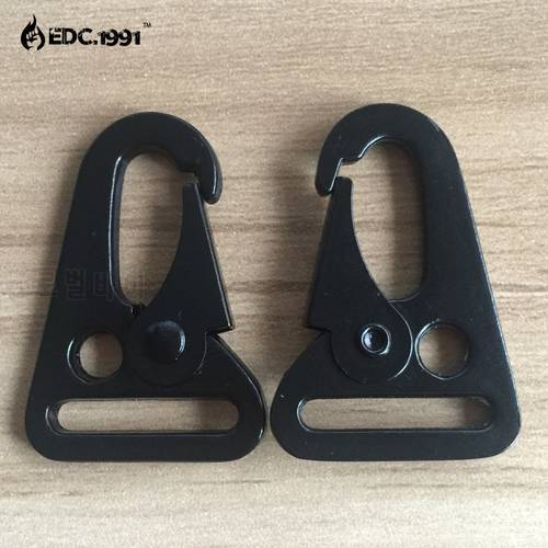 20Pcs HK Sling Clips Quick Release Spring Carabiner Snap Hook Strap Rifle EDC Keychain Buckle Rope Outdoor Camping Hiking Travel