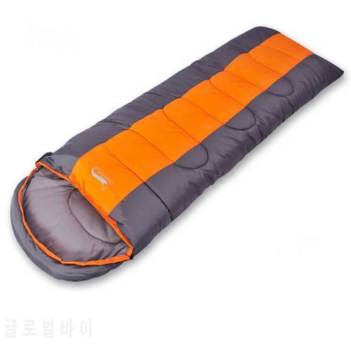 Hot selling camping trip envelope type ultra light Adult sleeping bag spring and autumn season