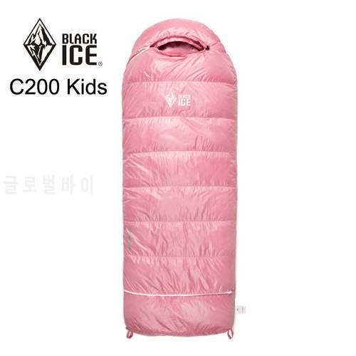 Blackice C200 Children Mummy 135-155cm Adjustable Length Single Ultra Light Down Spring/Summer/Autumn Sleeping Bag