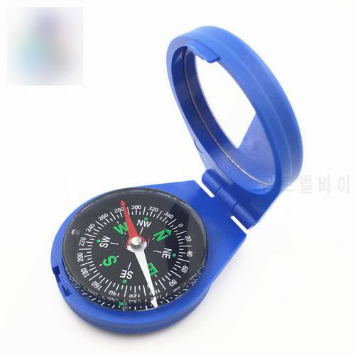 by dhl or fedex 100pcs Compass with Mirror for Pocket Outdoor camping with emergency survival Climbing survival equipment