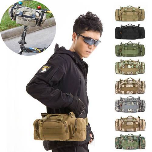 Gray New Cycling Bike Bicycle Multifunction handlebar Bag Waist Bag Shoulder Bag