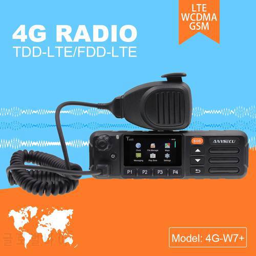 ZELLO REAL PTT Android Walkie Talkie LTE BAND 4G Mobile Radio 4G-W7 Plus PTT Net Work Radio EU Version