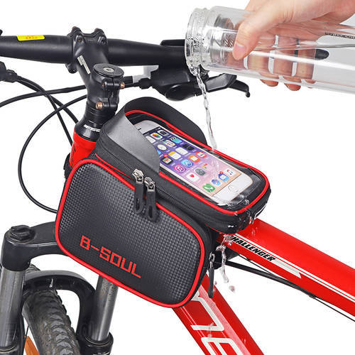 4Types Waterproof Bicycle Bags Rainproof Bicycle Front Touch Screen Phone Bag Mountain Bike Top Tube Bag Cycling Bag For Bicycle