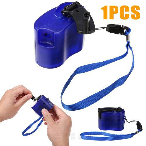 Portable Outdoor Tool USB Hand Crank Charger Emergency Power USB Hand Crank SOS Phone Charger Camping Backpack Survival Tool