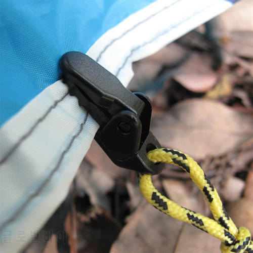 10pcs Black Awning Tarp Clips Tie Down For Outdoor Camping Canopy Tent for Camping Hiking Travell Tent Awning Caravan Accessory