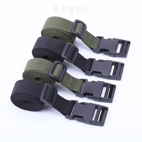 2PCS Outdoor high strength nylon strap mountaineering backpack strap buckle belt buckle ring large tent strap
