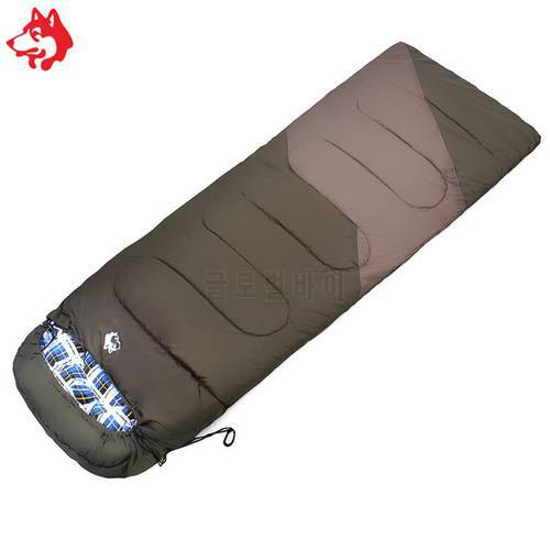 cotton filling envelope sleeping bag outdoor waterproof camping gear -5 celsius Orange/Blue/Army Green sleeping bags
