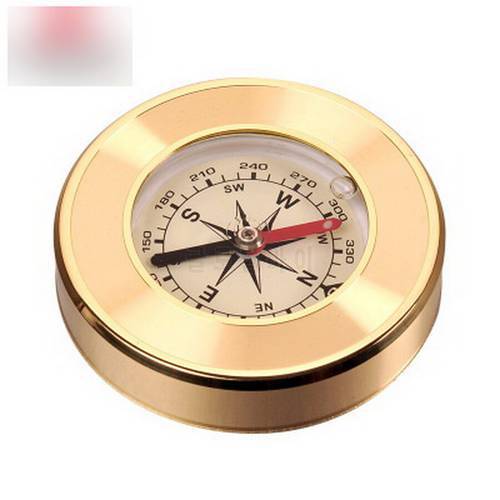 by dhl or fedex 20pcs Mini Military Camping Marching Lensatic Compass Magnifier Gold Wild Survival Navigation Noctilucent