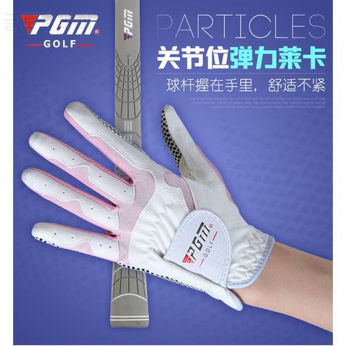 Golf gloves slip-resistant women&39s granules microfiber cloth gloves sunscreen breathable wear-resistant slip-resistant