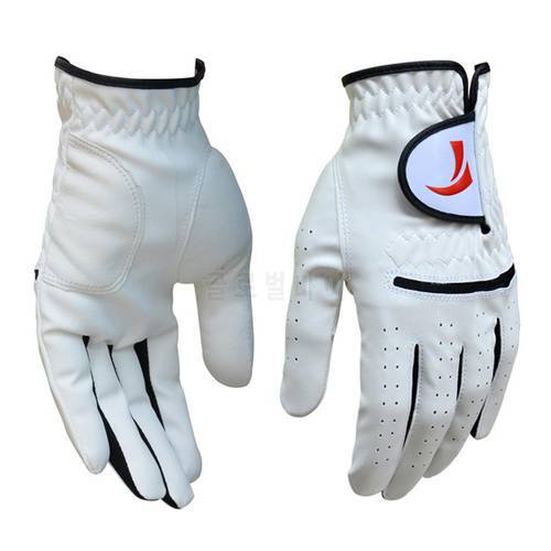 1 Pair Left And Right Hand Breathable Men Golf Cape Gloves Soft Pure Sheepskin With Anti-slip Granules Men New Hot Free Shipping