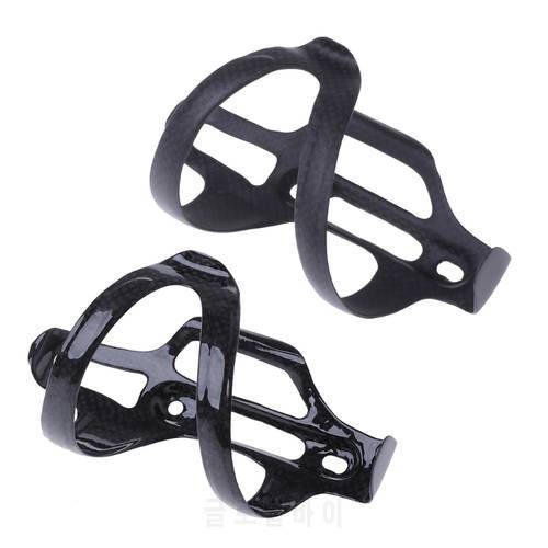 Full Carbon Fiber Bicycle Bike Water Bottle Holder Adjustable Side Open Cage Kit F20