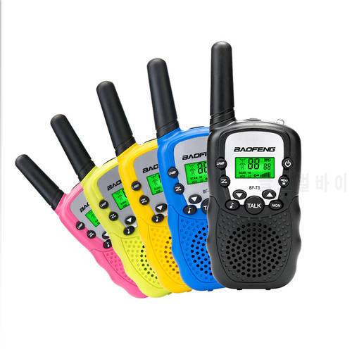 Baofeng BF-T3 Mini Walkie Talkie Portable Two Way Radio UHF 462-467MHz 22CH BFT3 Kids Toy Radio FM Transceiver Ham CB Radio 4PCS