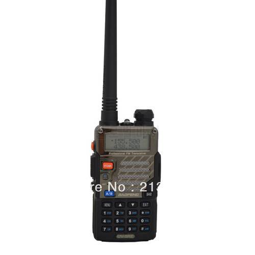 2013 January New Arrival UV-5RE 136-174MHz(RX/TX) & UHF400-520MHz(TX/RX) Dual Band 5W/1W 128CH FM 65-108MHz with Free Earphone