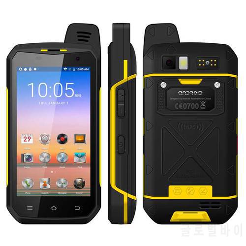 4G LTE Zello PTT Walkie Talkie B6000 Android6.0 5000mAh IP68 Waterproof NFC Mobile Phone Support Wireless GPS WIFI SOS Function