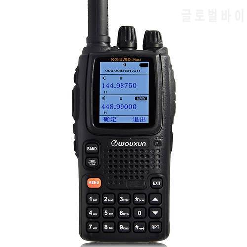 Wouxun KG-UV9D Plus Walkie Talkie CB Radio Station Transceiver Multiband Air Band frequency 108-136MHz Police 350-390MHz UV-9R