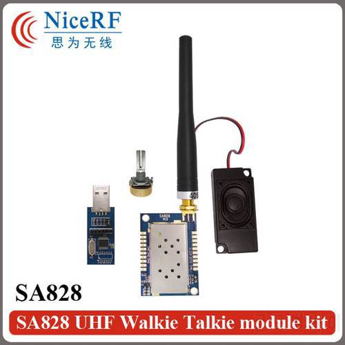 2sets 1W 400MHz to 480MHz uhf walkie talkie voice module