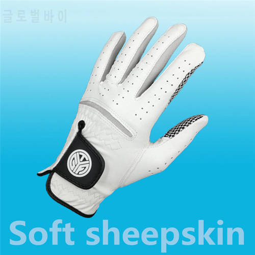 1 pc Little Sheepskin Golf Gloves Left Right Hand Men&39s Anti-Slip Wear-resistant Breathable Golf Gloves Sports Gloves