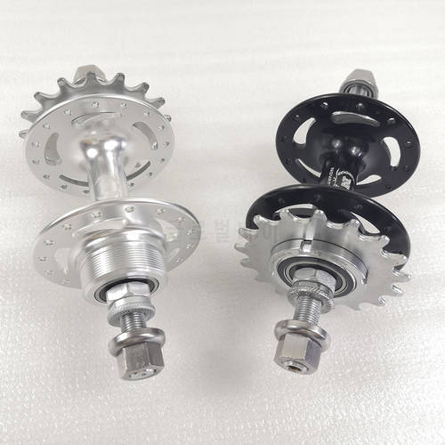 Novatec A166SBT REAR Hub 24 holes 32 holes Black Silver Fixed Gear Track Bicycle hubs Street Single Speed free cog fixed ring