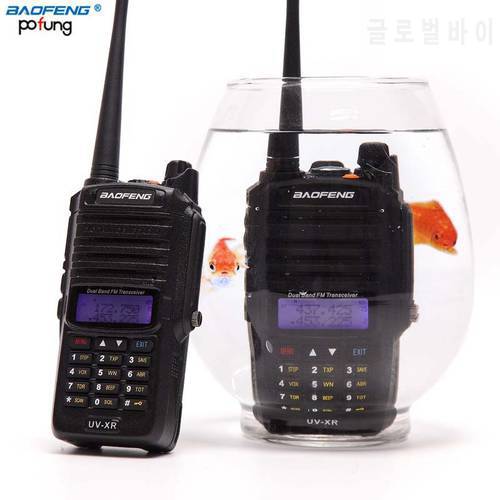 Baofeng UV-XR Waterproof Walkie Talkie 10Watts Powerful 10W CB Ham radio portable Handheld 10KM Long Range Two Way Radio fishing