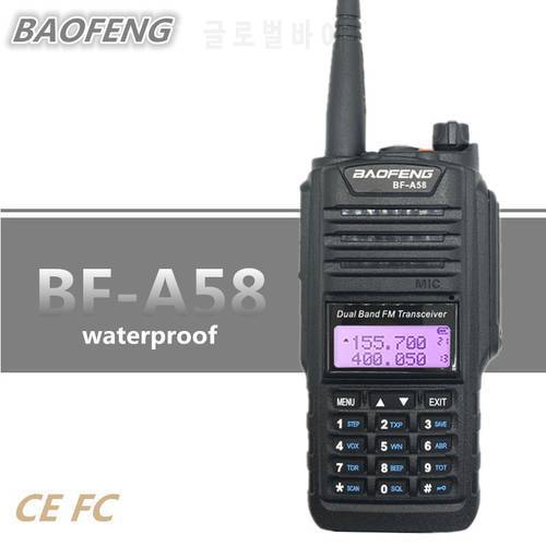 2019 Baofeng BF-A58 Waterproof Walkie Talkie VHF UHF Ham CB Amateur Radio Station HF Transceiver Radio Comunicador UV-9R A58 VOX