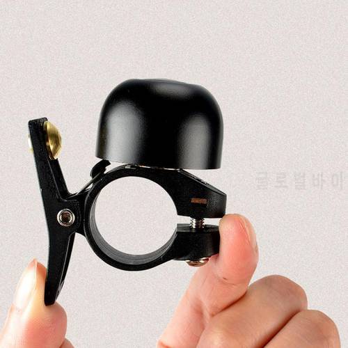 Retro Bell Rings Cycling Rings Handlebar Metal Ring Black Bike Bell Horn Sound Alarm Bicycle Accessory Cycling Protective Bell