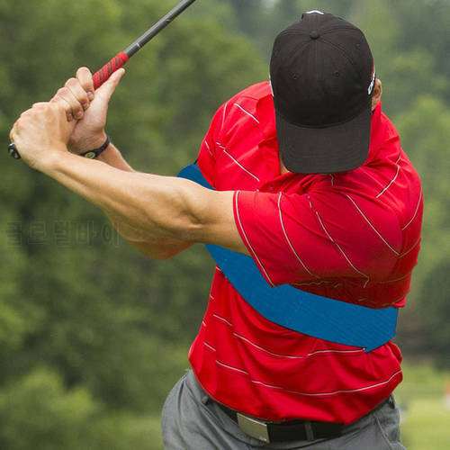 Golf Arm Posture Motion Correction Belt Golf Training Aids Golf Equipment Elastic Arm Posture Correction Band Belt 39x7cm