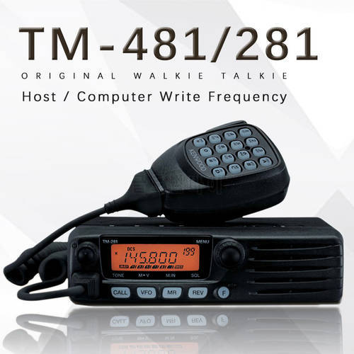 65W Base Radio TM481 OR TM281A 136-174 OR 400-470MHz Over 10KM Mobile Two Way Radio Car Radio Station Walkie Talkie