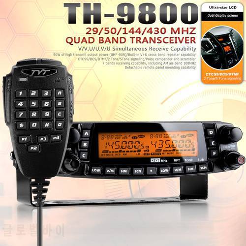 100% Original TYT TH-9800 Quad Band CB VHF UHF Ham Radio Transceiver