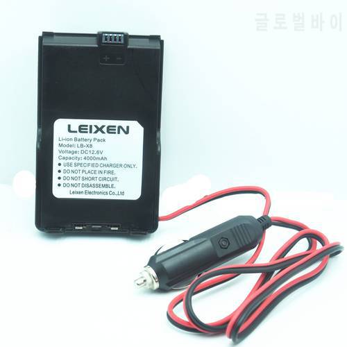 100% Original LEIXEN NOTE Battery Eliminator 12V 80cm Cable High Quality for LEIXEN Walkie Talkie/Two Way Radio