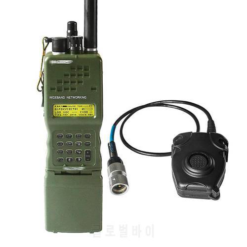 Harris Dummy Radio Case PRC-152 PRC 152 ,Military Talkie-Walkie Model for Baofeng Radio,No Function+With U94 6 Pin PTT plug