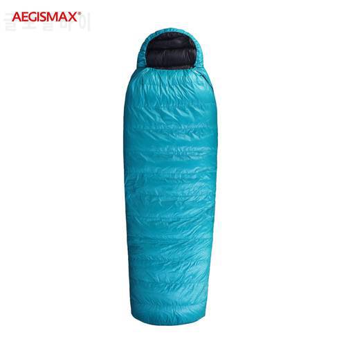 AEGISMAX EPLUS Ultralight 14℉~25℉ Sleeping Bag Outdoor 95% Goose Down FP800 Portable Envelope Mummy Type Splicing Sleeping Bag
