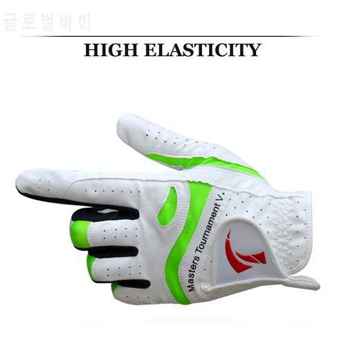 Left Hand Breathable Men Golf Gloves Professional Men&39s Breathable Sheepskin Gloves All Leather Full Hands Gloves D0630