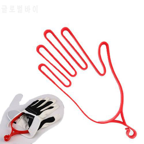 1Pcs Golf Gloves Holder Sports Golfer Tool Gear Plastic Rack Dryer Hanger Stretcher Gloves Accessories D0021