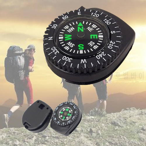 Newly Outdoor Wristband Compasses Portable Detachable Watch Band Slip Slide Navigation Wrist Survival Compasses