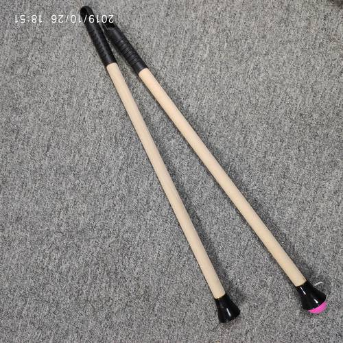 27 inch wood shaft golf Ball picker stick with Suction Cup End