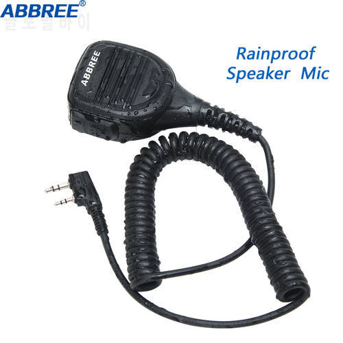ABBREE AR-760 Radio Speaker Mic Microphone PTT for Portable Two Way Radio Walkie Talkie Baofeng UV-5R UV-82 BF-888S UV-S9
