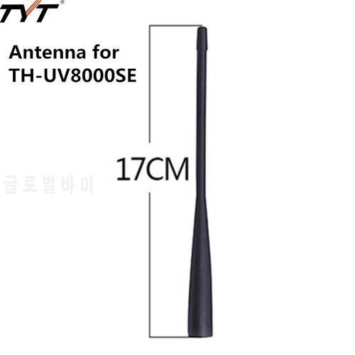 Original TYT Dual Band 136-174/400-520MHz UHF/VHF SMA-Male 17.2cm/6.7inch Antenna for TYT TH-UV8000D TH-UV8000E Walkie Talkie