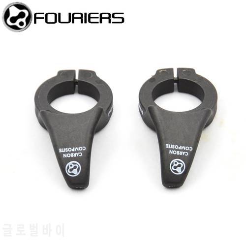FOURIERS Bicycle Handlebar MTB Ends 22.2mm Safety For Rest Carbon Fibre Nylon During Long Ride Road Mountain Bike Handlebar