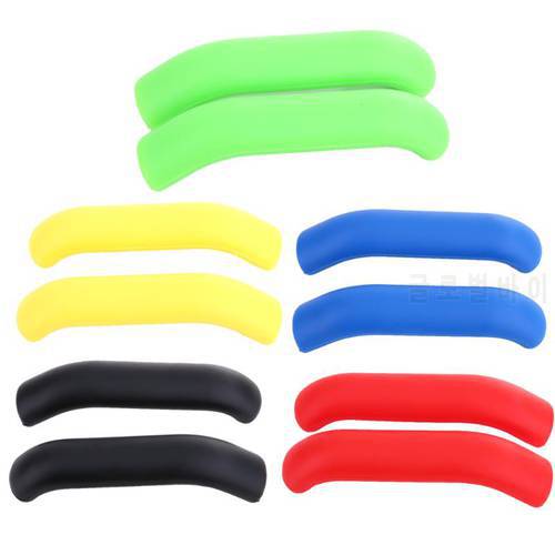 2pcs Silicone Bike Bicycle Cycling Brake Sleeve Handle Proctector Cover for Xiaomi M365 Scooter Accessories 5 Colors