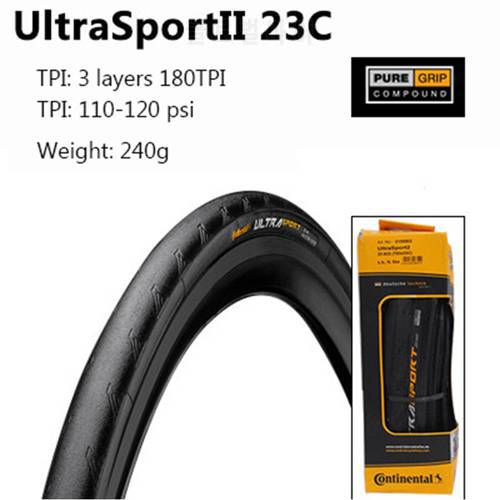 Continental ULTRA SPORT 700 x 23C 25C 28C Road Bike Folding Tire Bicycle Ultralight Anti Puncture GRAND RACE