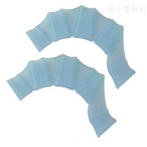 Silicone Material Swim Gear Fins Hand Web Flippers Training Diving Gloves Webbed Gloves for Swimming Women Men Kids