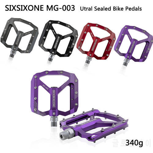 SIXSIXONE Utral Sealed Bike Pedals CNC Aluminum Body For MTB Road Bicycle Bearing Pedal
